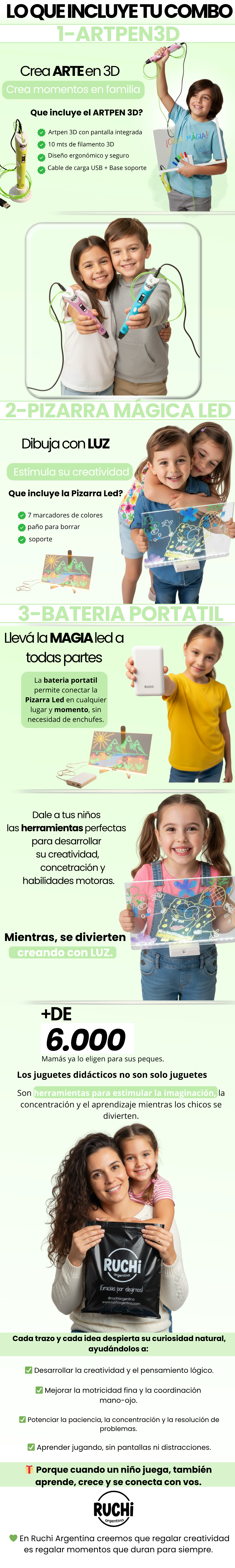 Pizarra Mágica LED Ruchi